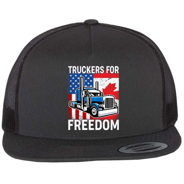 Truckers For Freedom USA Canada Freedom Convoy Flatbill Hat