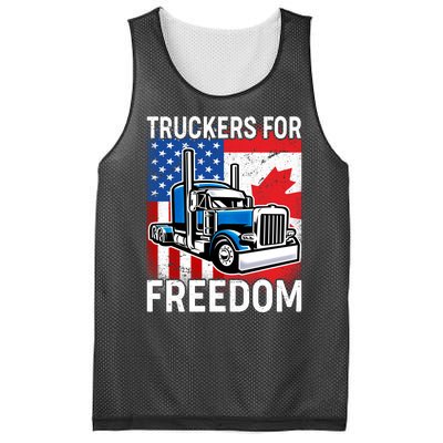 Truckers For Freedom USA Canada Freedom Convoy Mesh Reversible Basketball Jersey Tank