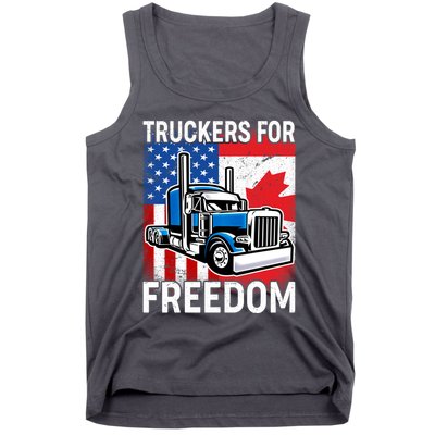 Truckers For Freedom USA Canada Freedom Convoy Tank Top