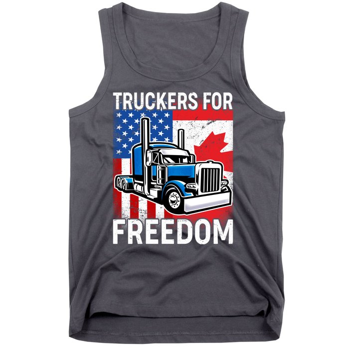 Truckers For Freedom USA Canada Freedom Convoy Tank Top