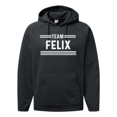 Team Felix Family Name Performance Fleece Hoodie