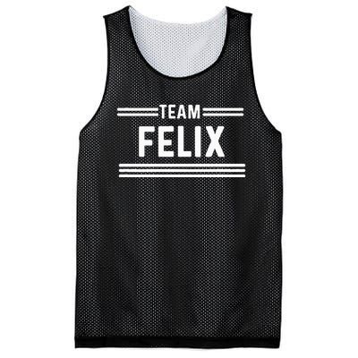 Team Felix Family Name Mesh Reversible Basketball Jersey Tank