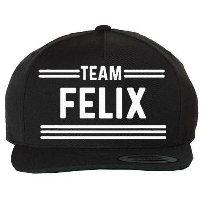 Team Felix Family Name Wool Snapback Cap