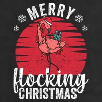 Tropical Florida Flamingo Xmas Pjs Merry Flocking Christmas Great Gift Cool Comfort Performance Bucket Hat
