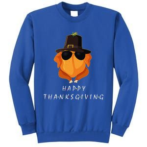 Thanksgiving For Friends Funny Turkey Gift Sweatshirt