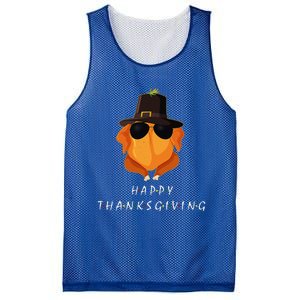 Thanksgiving For Friends Funny Turkey Gift Mesh Reversible Basketball Jersey Tank