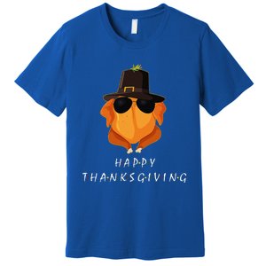 Thanksgiving For Friends Funny Turkey Gift Premium T-Shirt