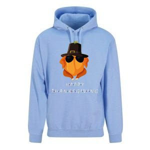 Thanksgiving For Friends Funny Turkey Gift Unisex Surf Hoodie