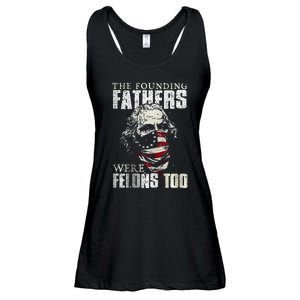 The Founding Fathers Were Felons Too Ladies Essential Flowy Tank