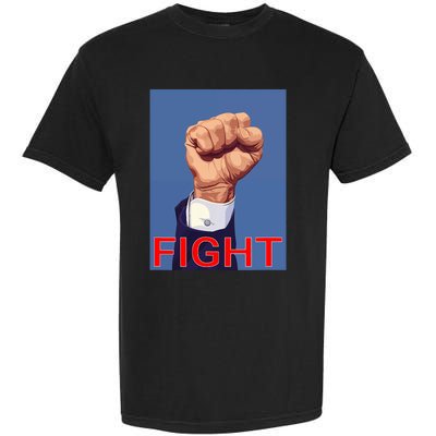 Trump Fist. Fight Fight Fight Garment-Dyed Heavyweight T-Shirt