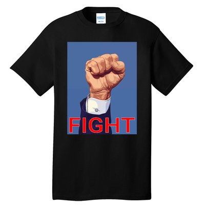 Trump Fist. Fight Fight Fight Tall T-Shirt