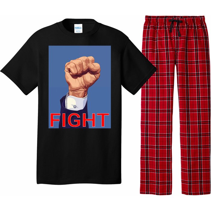 Trump Fist. Fight Fight Fight Pajama Set