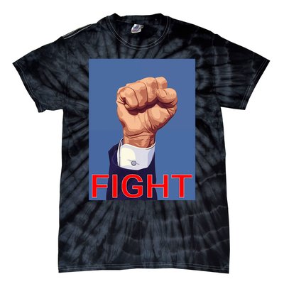 Trump Fist. Fight Fight Fight Tie-Dye T-Shirt