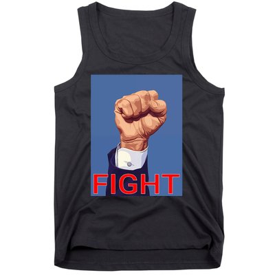 Trump Fist. Fight Fight Fight Tank Top