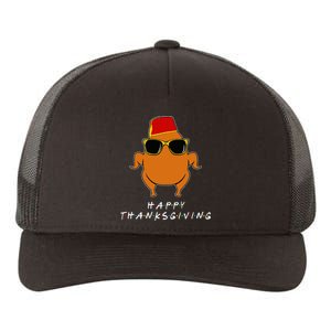 Thanksgiving For Friends Funny Turkey Yupoong Adult 5-Panel Trucker Hat