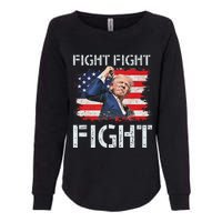 Trump Fight Fight Fight Bold Message Design Womens California Wash Sweatshirt