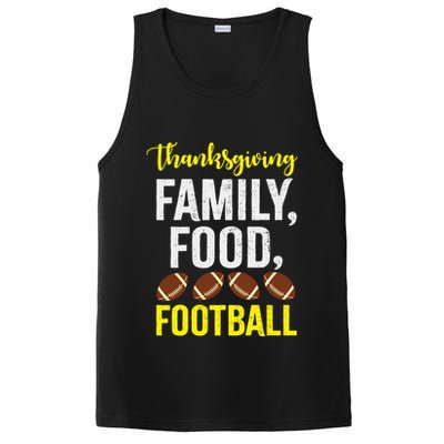 Thanksgiving Family Food Football PosiCharge Competitor Tank