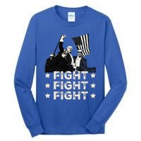 Trump Fight Fight Fight Tall Long Sleeve T-Shirt