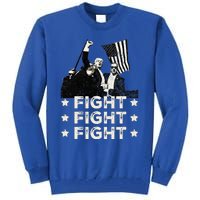 Trump Fight Fight Fight Tall Sweatshirt