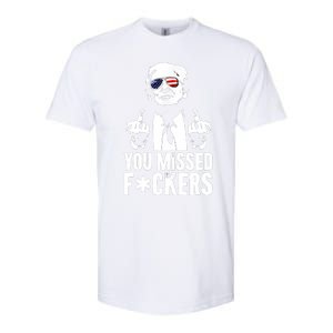 Trump Fight Fight Fight You Missed Fckers Softstyle CVC T-Shirt