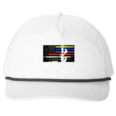 The Forgotten First Responder Tribute To Electrical Lineman Snapback Five-Panel Rope Hat