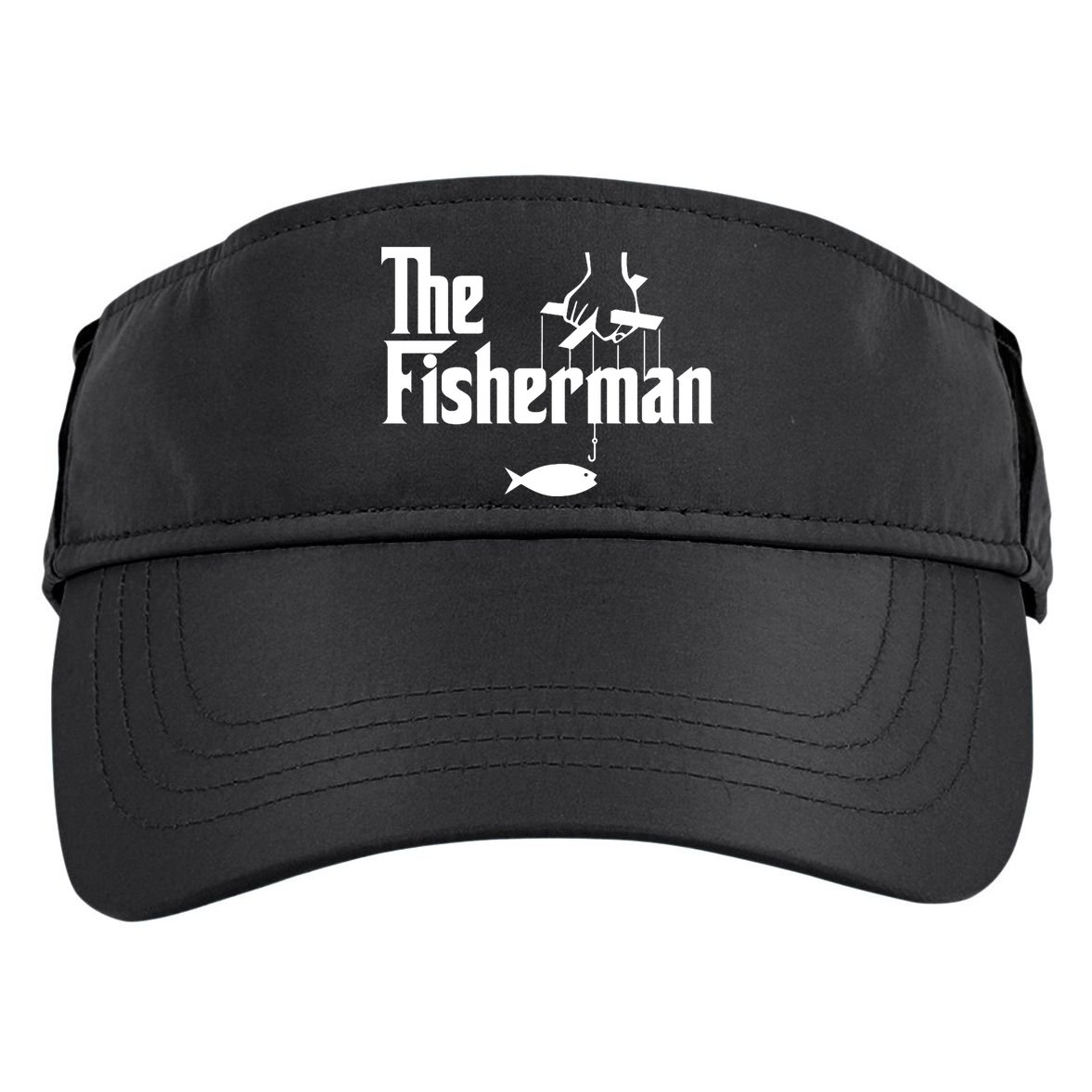 The Fisherman Funny Fishing Adult Drive Performance Visor