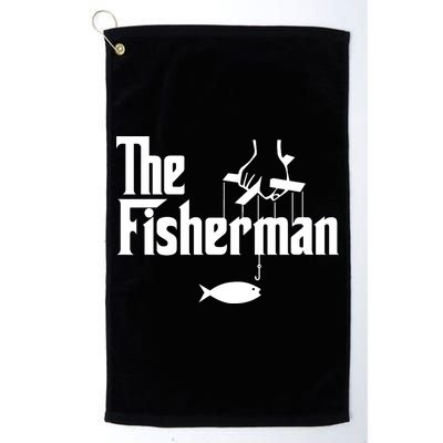 The Fisherman Funny Fishing Golf Towel