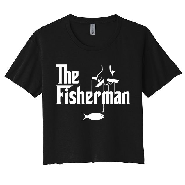 The Fisherman Funny Fishing Crop Top