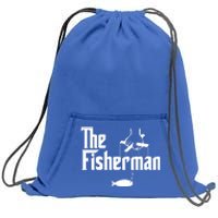 The Fisherman Funny Fishing Sweatshirt Cinch Pack Bag