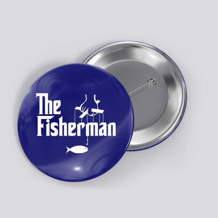 The Fisherman Funny Fishing Button