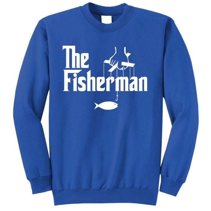 The Fisherman Funny Fishing Tall Sweatshirt