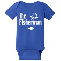 The Fisherman Funny Fishing Baby Bodysuit