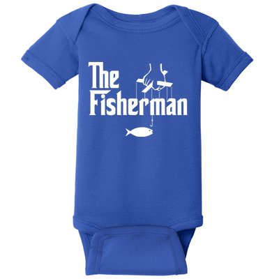 The Fisherman Funny Fishing Baby Bodysuit