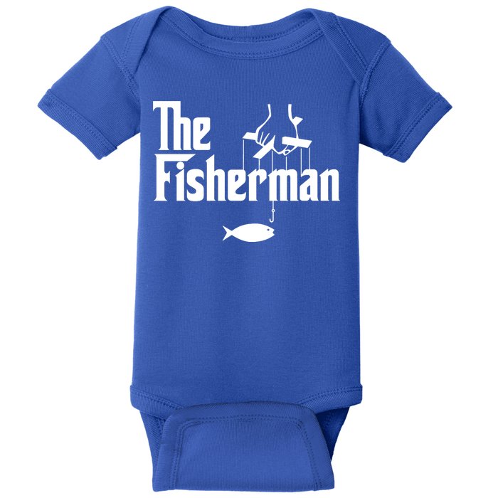 The Fisherman Funny Fishing Baby Bodysuit