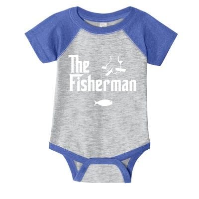 The Fisherman Funny Fishing Infant Baby Jersey Bodysuit