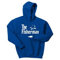 The Fisherman Funny Fishing Kids Hoodie