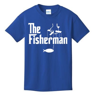 The Fisherman Funny Fishing Kids T-Shirt