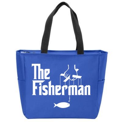 The Fisherman Funny Fishing Zip Tote Bag