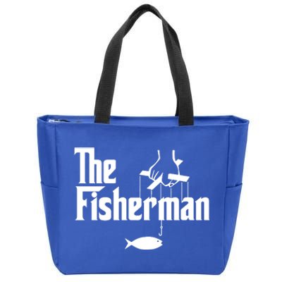 The Fisherman Funny Fishing Zip Tote Bag