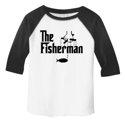 The Fisherman Funny Fishing Toddler Fine Jersey T-Shirt