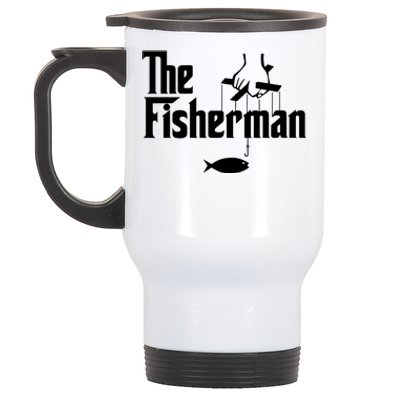 The Fisherman Funny Fishing Stainless Steel Travel Mug