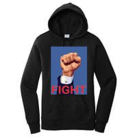 Trump Fist Fight Fight Fight Women's Pullover Hoodie