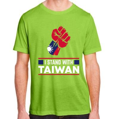 Taiwanese Flag Fist I Stand With Taiwan Gift Adult ChromaSoft Performance T-Shirt