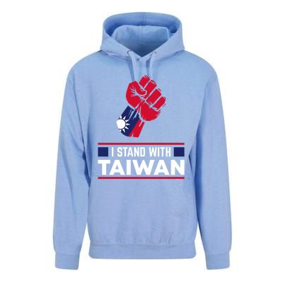 Taiwanese Flag Fist I Stand With Taiwan Gift Unisex Surf Hoodie