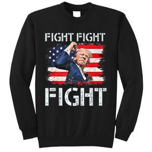 Trump Fight Fight Fight Trump Signals To Americans To Fight Sweatshirt