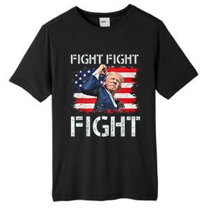 Trump Fight Fight Fight Trump Signals To Americans To Fight Tall Fusion ChromaSoft Performance T-Shirt