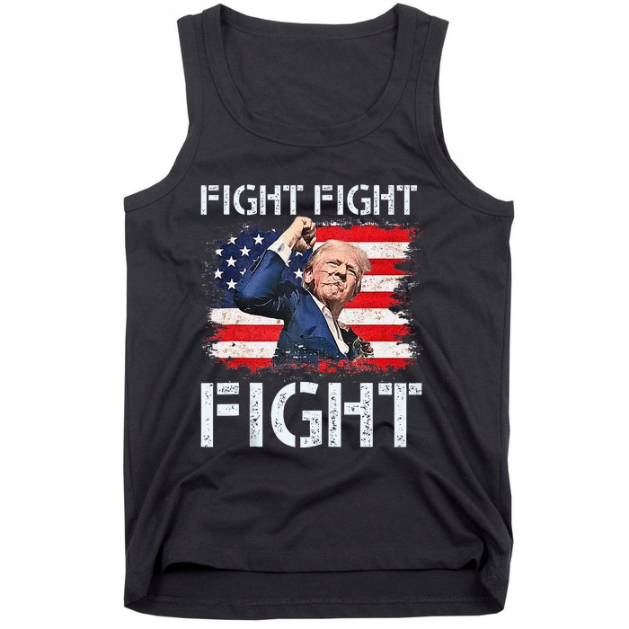 Trump Fight Fight Fight Trump Signals To Americans To Fight Tank Top