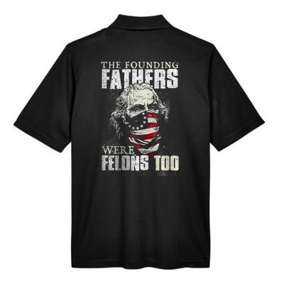 The Founding Fathers Were Felons Too Men's Origin Performance Pique Polo