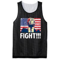 Trump Fight Fighter Supporter Voters American Flag Mesh Reversible Basketball Jersey Tank