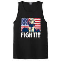 Trump Fight Fighter Supporter Voters American Flag PosiCharge Competitor Tank